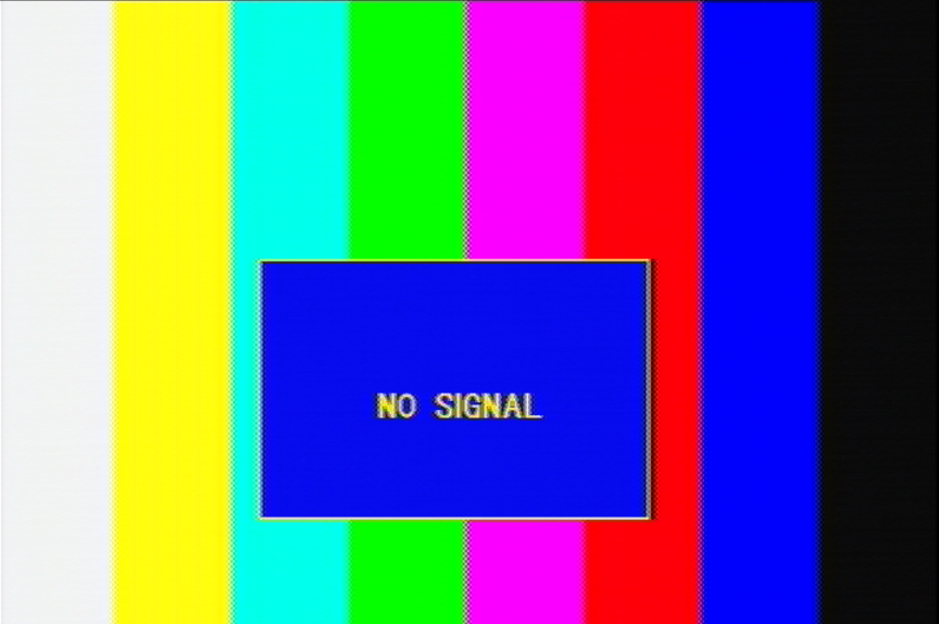 no signal splash screen
